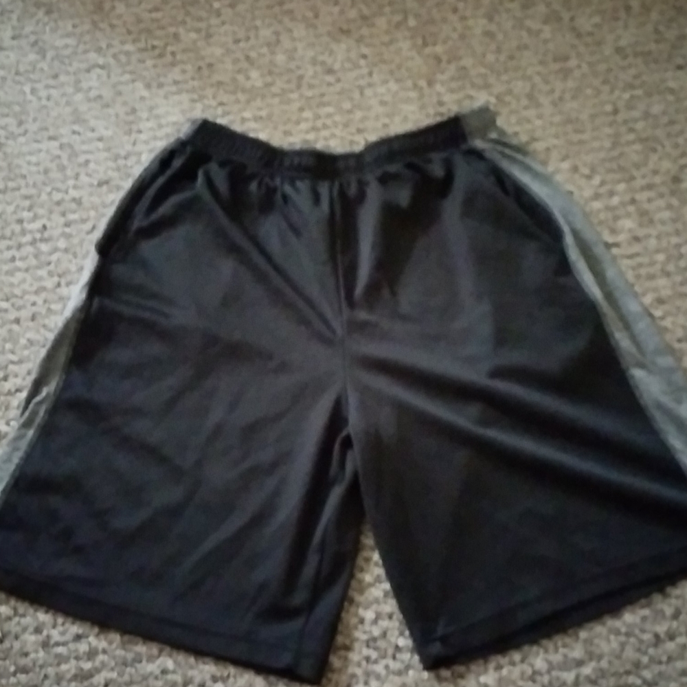 Black gym shorts